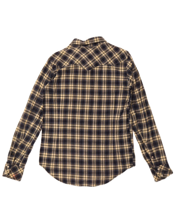 Camicia Diesel per ragazzi 15-16 anni 2XL Cotone a quadri blu navy