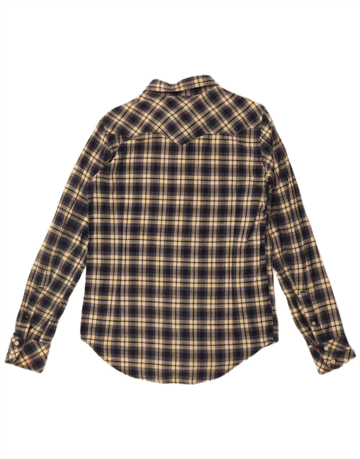 Camicia Diesel per ragazzi 15-16 anni 2XL Cotone a quadri blu navy