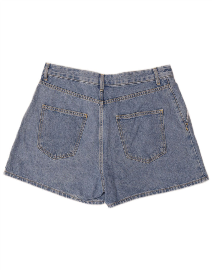 Pantaloncini di jeans da donna Zara medi W30 cotone blu