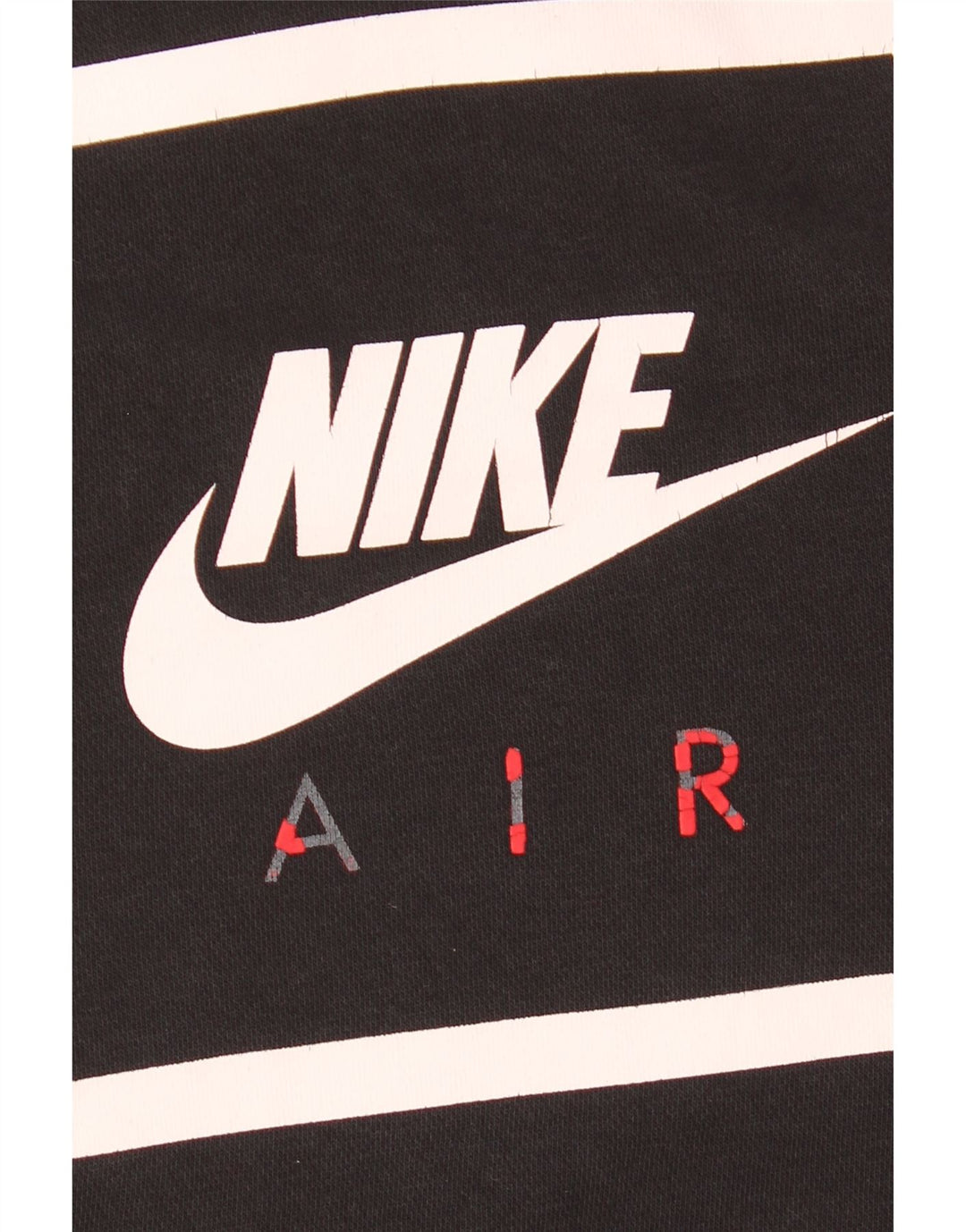 Felpa con cappuccio grafica Nike da uomo in cotone nero medio