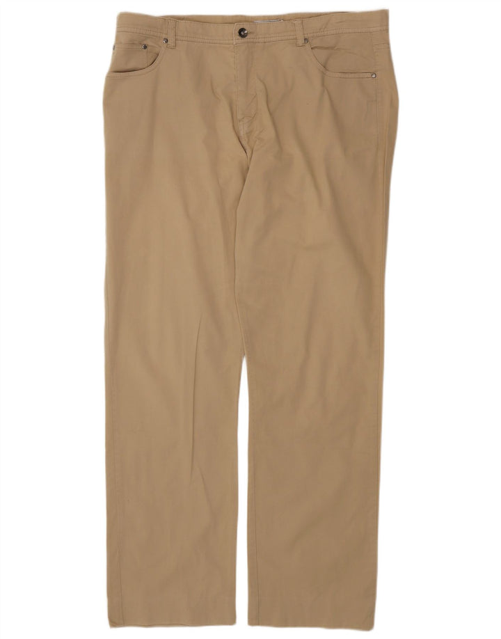 Pantaloni casual dritti GEOX Respira da uomo IT 54 2XL W38 L32 Cotone beige
