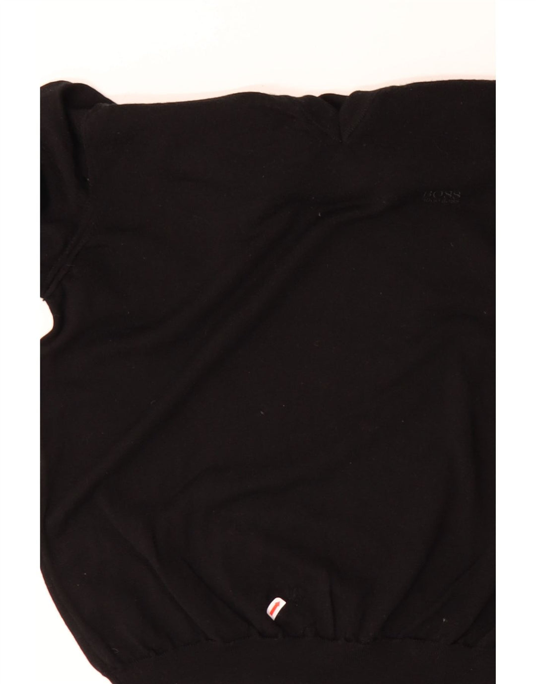 Maglione da uomo con scollo a V HUGO BOSS nero medio