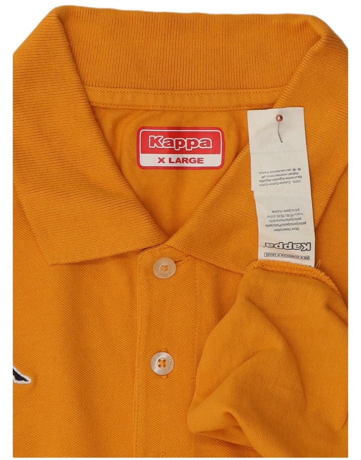 Polo Kappa Uomo XL Cotone Giallo