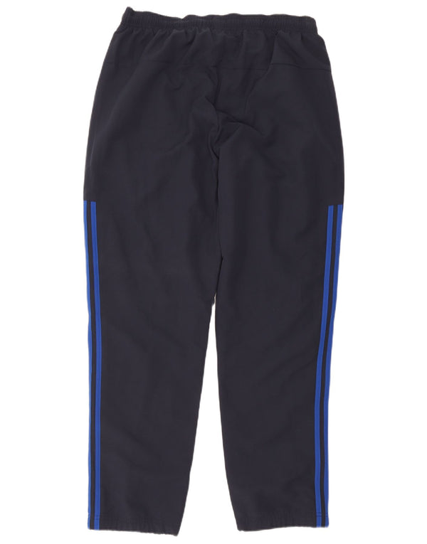 Adidas Pantaloni da tuta da uomo Joggers Large Blu Navy Poliestere