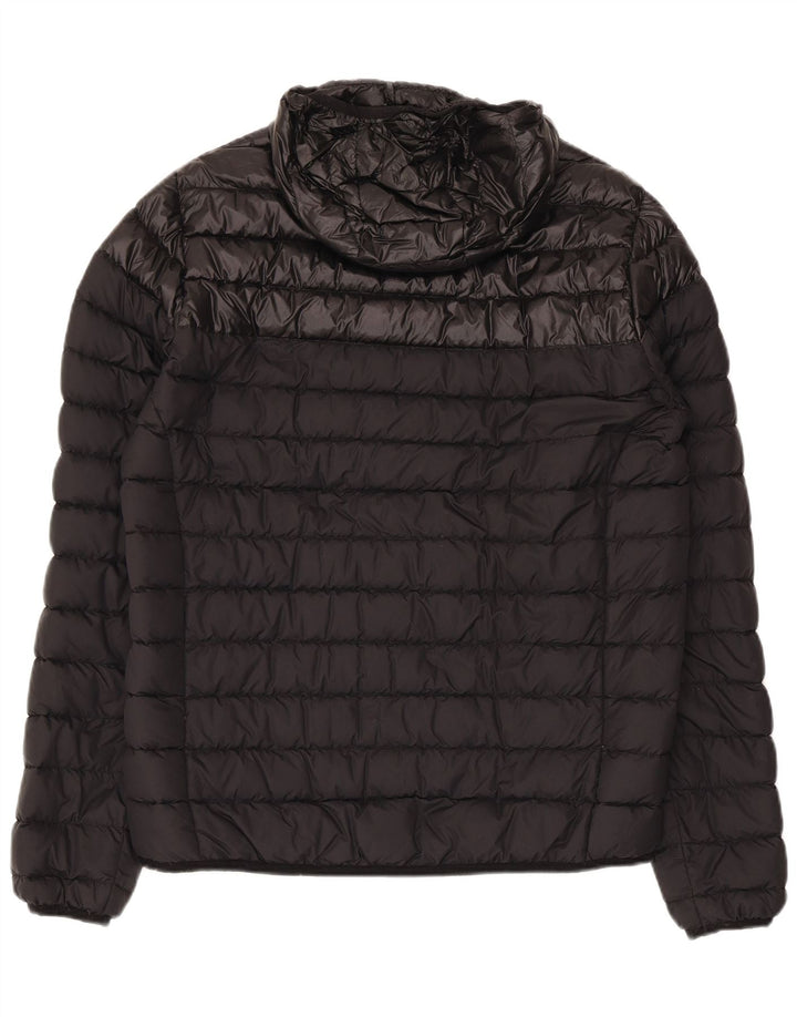 Giacca imbottita con cappuccio da uomo Ciesse Piumini UK 40 nylon nero medio