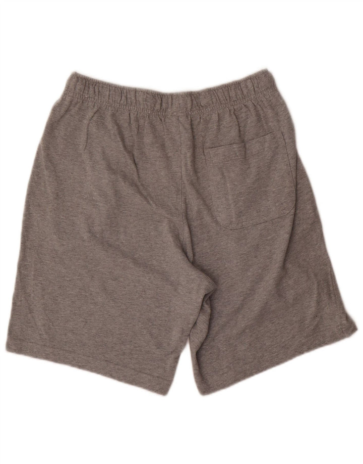 Pantaloncini sportivi Nike da uomo in cotone screziato grigio medio