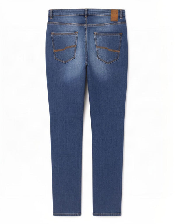 Jeans slim Zara da bambino 13-14 anni W30 L30 cotone blu