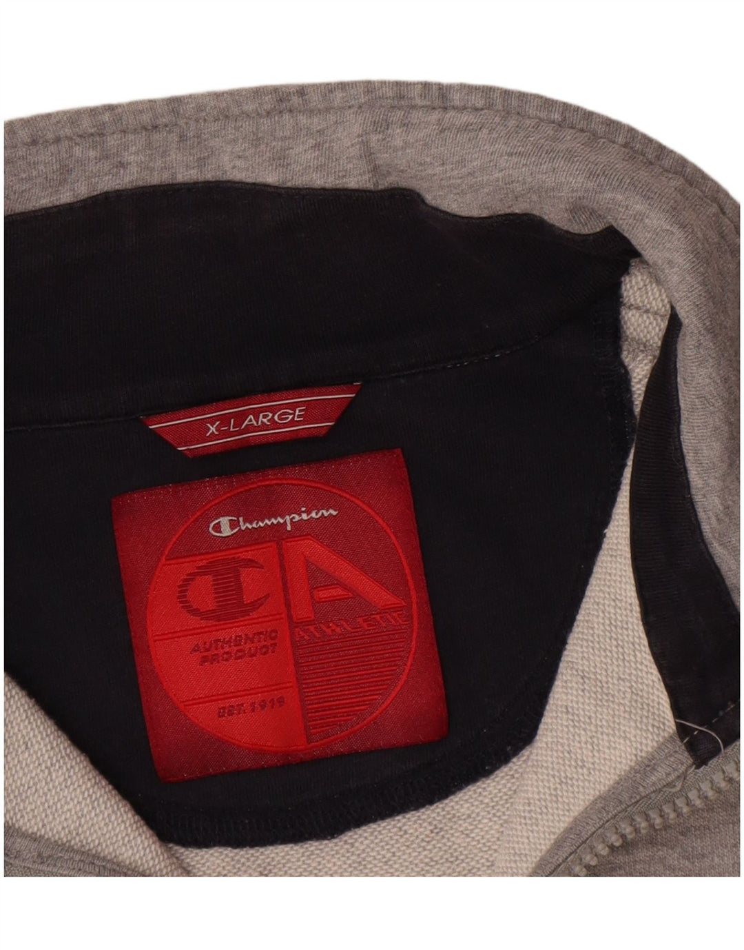Giacca da tuta da uomo Champion XL in cotone grigio