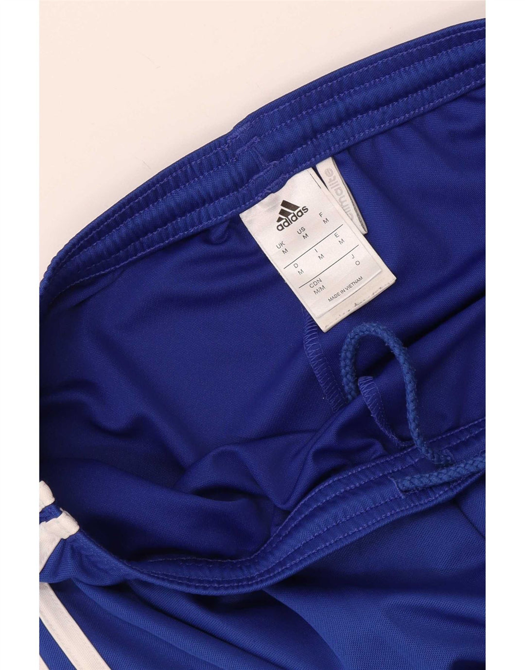 Pantaloncini sportivi Adidas Climalite da uomo in poliestere blu medio