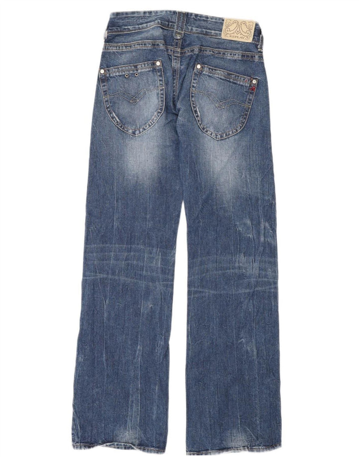 Replay Jeans Janice Bootcut da donna W27 L34 cotone blu