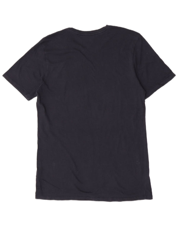 T-shirt Nike da uomo dal taglio atletico, in cotone medio blu navy