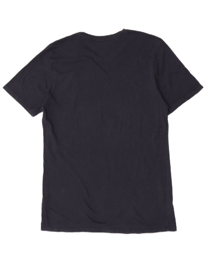 T-shirt Nike da uomo dal taglio atletico, in cotone medio blu navy