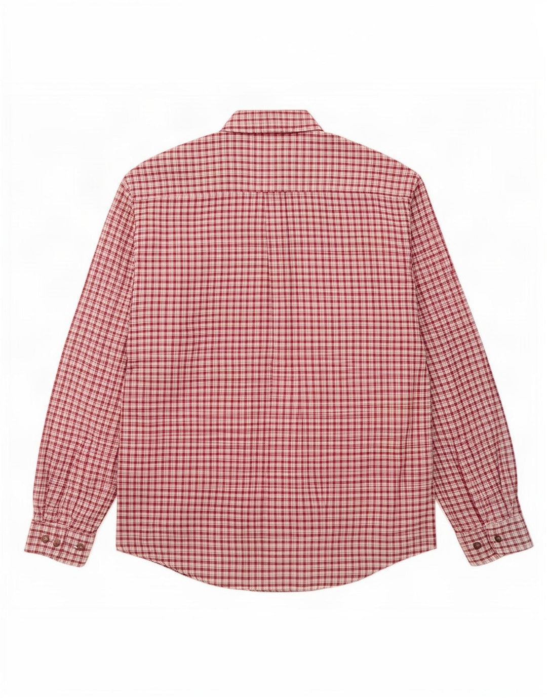 Camicia vintage da uomo in flanella XL a quadri bordeaux
