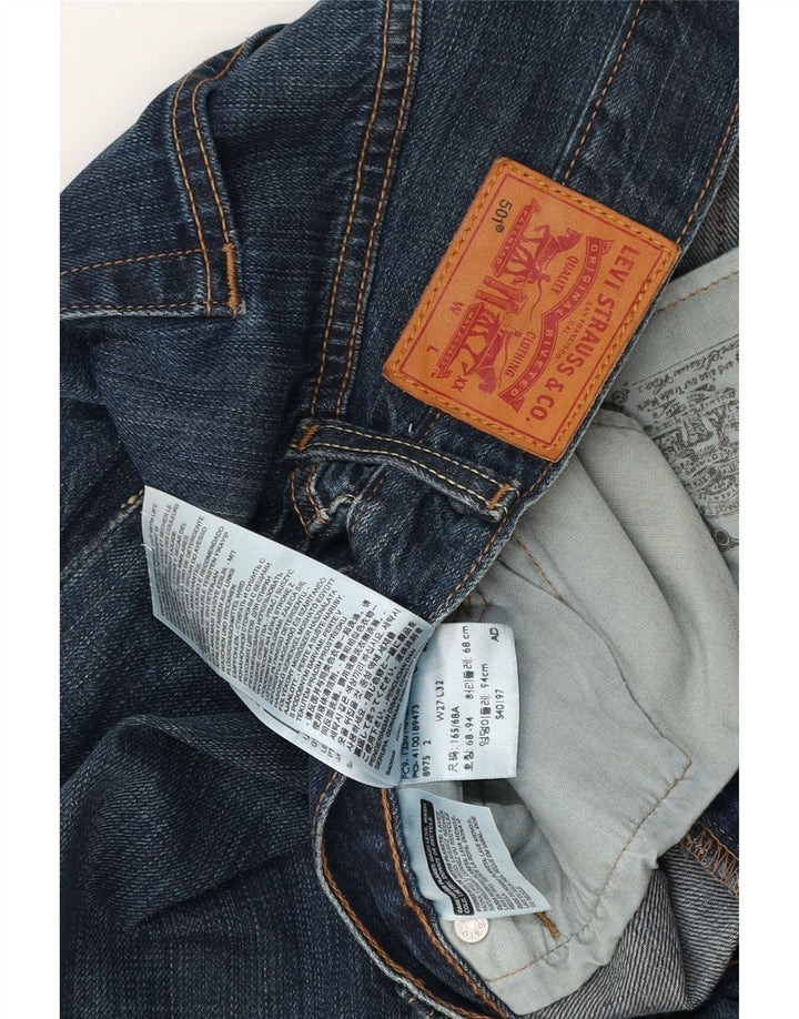 LEVI'S Jeans dritti da donna 501 W27 L32 cotone blu