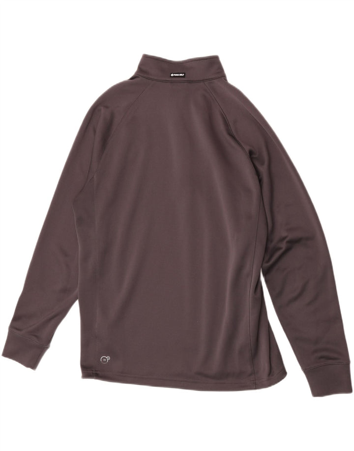 Puma Uomo Pullover Tuta Top Small Grigio Colourblock Poliestere