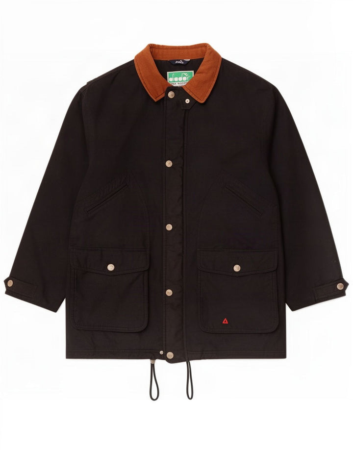 Giacca utility da uomo Diadora UK 40 Large Nero Poliestere