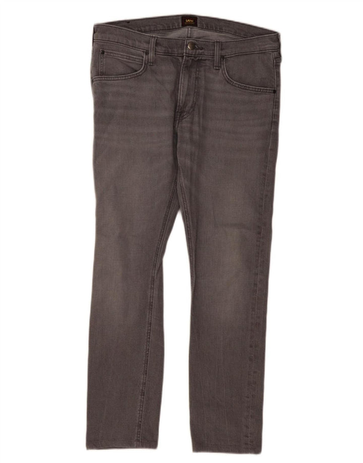Jeans Lee Luke Slim da donna W33 L29 cotone grigio