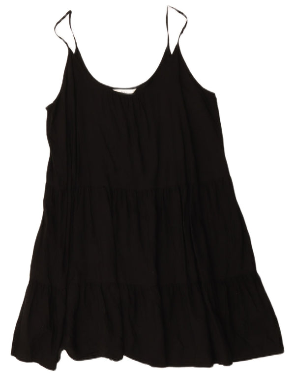 Marks & Spencer Womens Sundress UK 18 XL Black Viscose