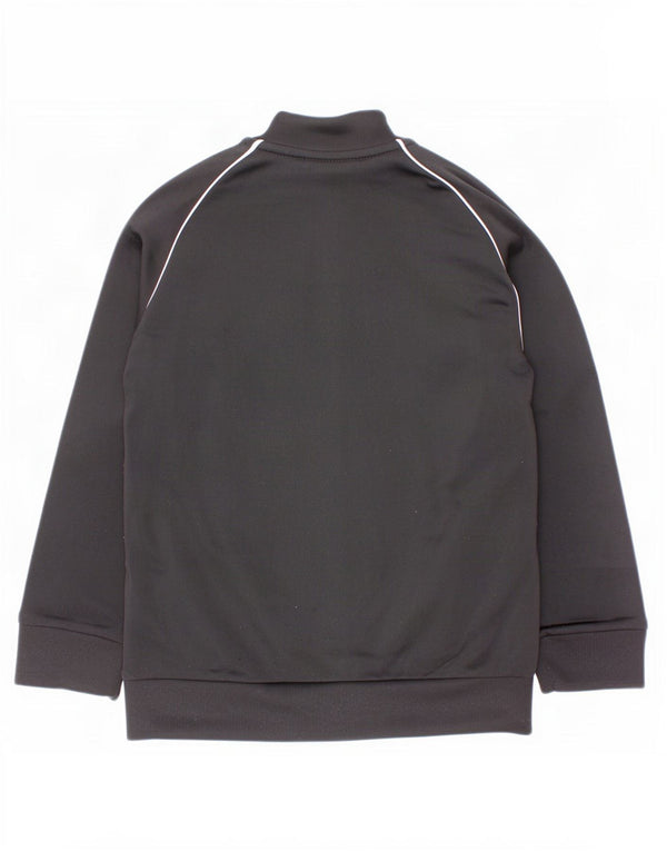 Giacca Top della tuta da ragazzo Adidas 4-5 anni in poliestere nero
