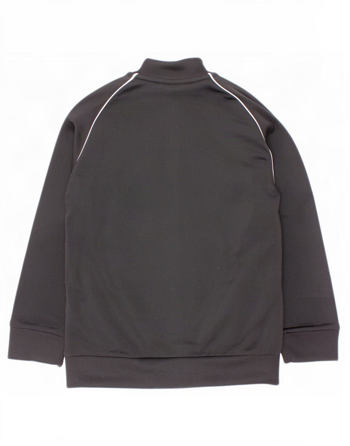 Giacca Top della tuta da ragazzo Adidas 4-5 anni in poliestere nero