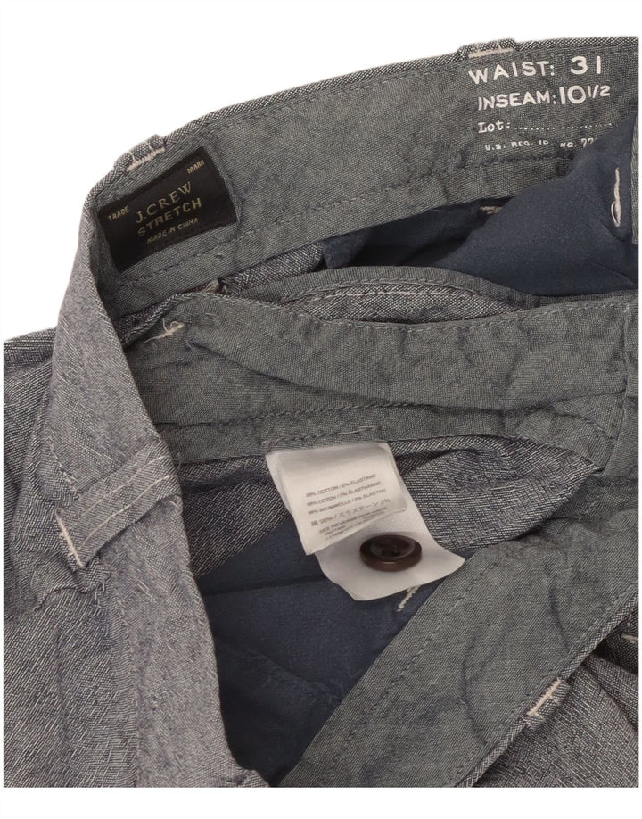 Pantaloncini chino da uomo J. Crew W31 cotone blu medio