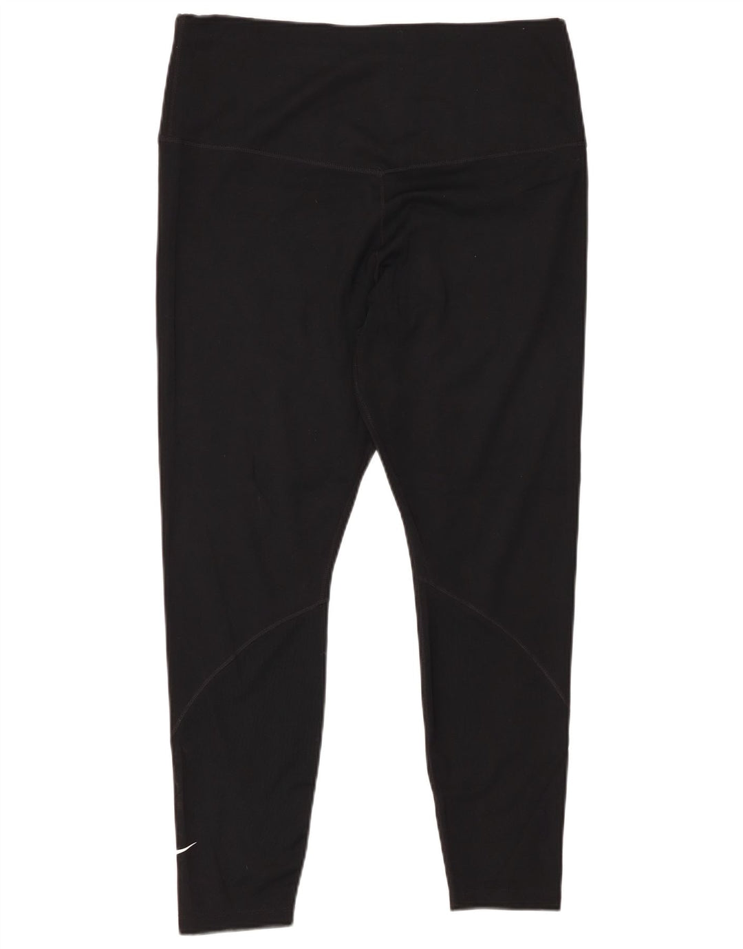 Leggings corti NIKE Dri Fit da donna UK 18 XL poliestere nero