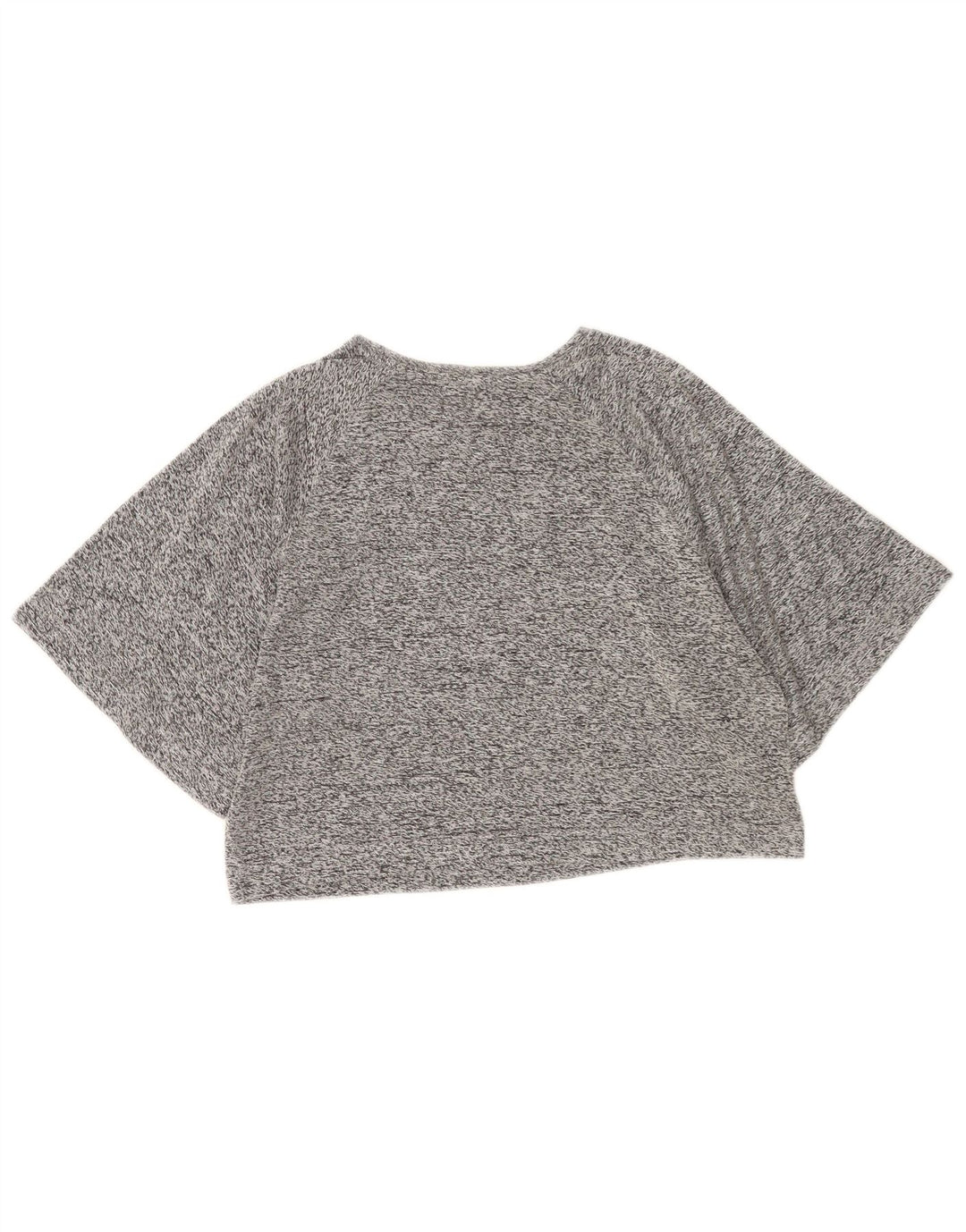 T-shirt corta da donna Zara UK 14 grigio medio screziato