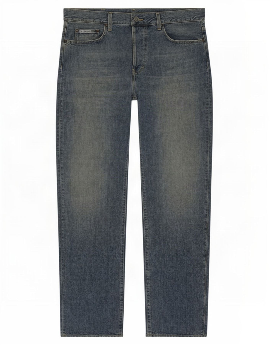 Jeans dritti da uomo Calvin Klein W32 L33 Blu