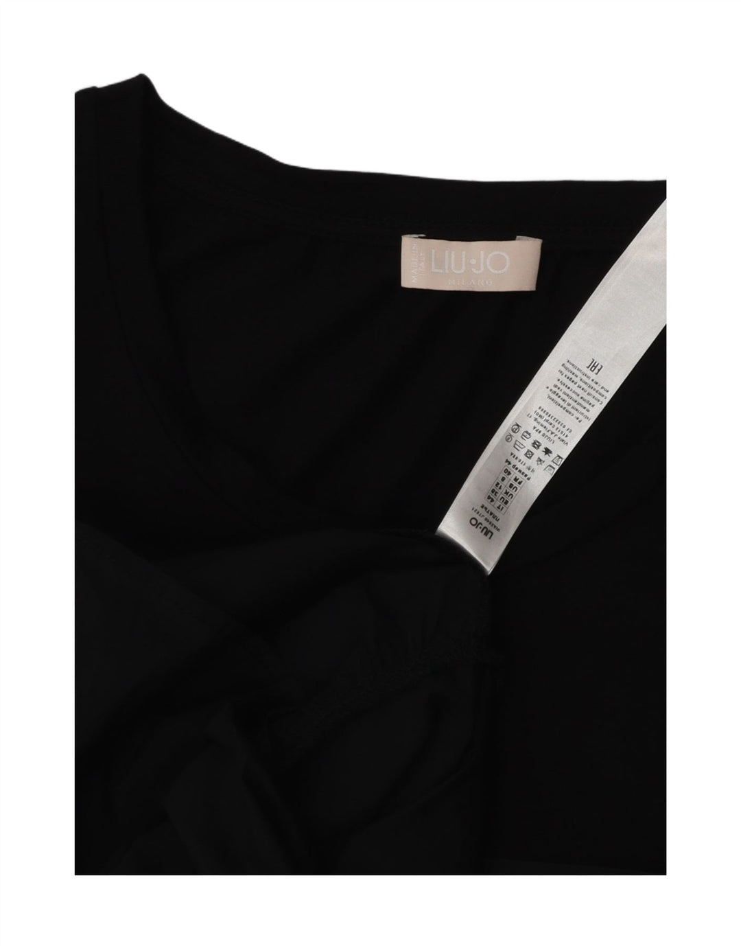 Abito a trapezio da donna Liu Jo UK 12 cotone nero medio