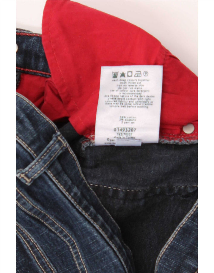 Jeans Marks & Spencer Per Una Bootcut da donna UK 12 Medium W30 L32 Blu Navy