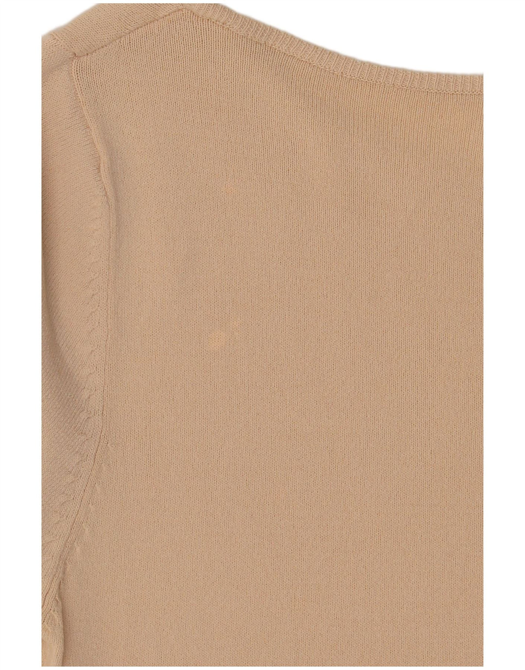 Top Blusa Donna Zara UK 12 Beige Medio