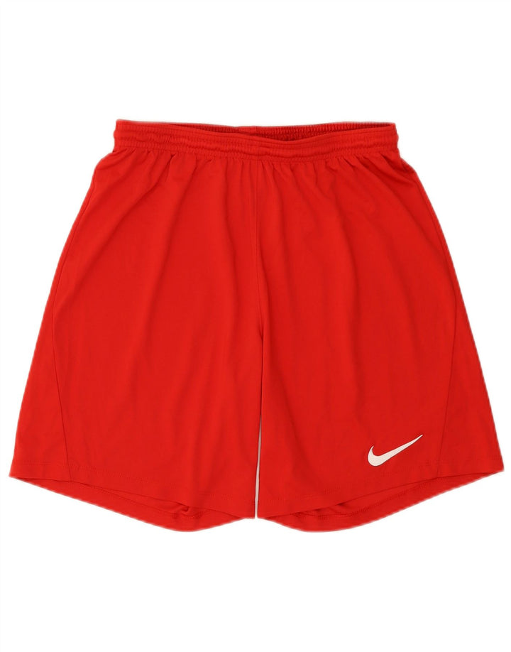 Pantaloncini sportivi Nike Dri Fit Slim da uomo, grandi, in poliestere rosso