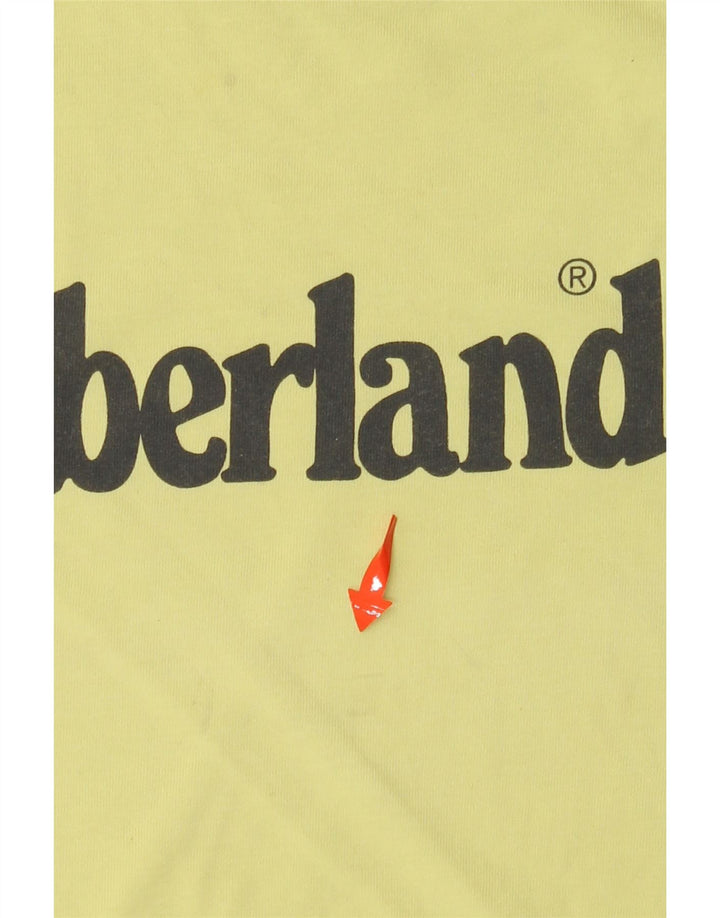 T-shirt grafica per ragazzi TIMBERLAND Top 13-14 anni piccola in cotone verde