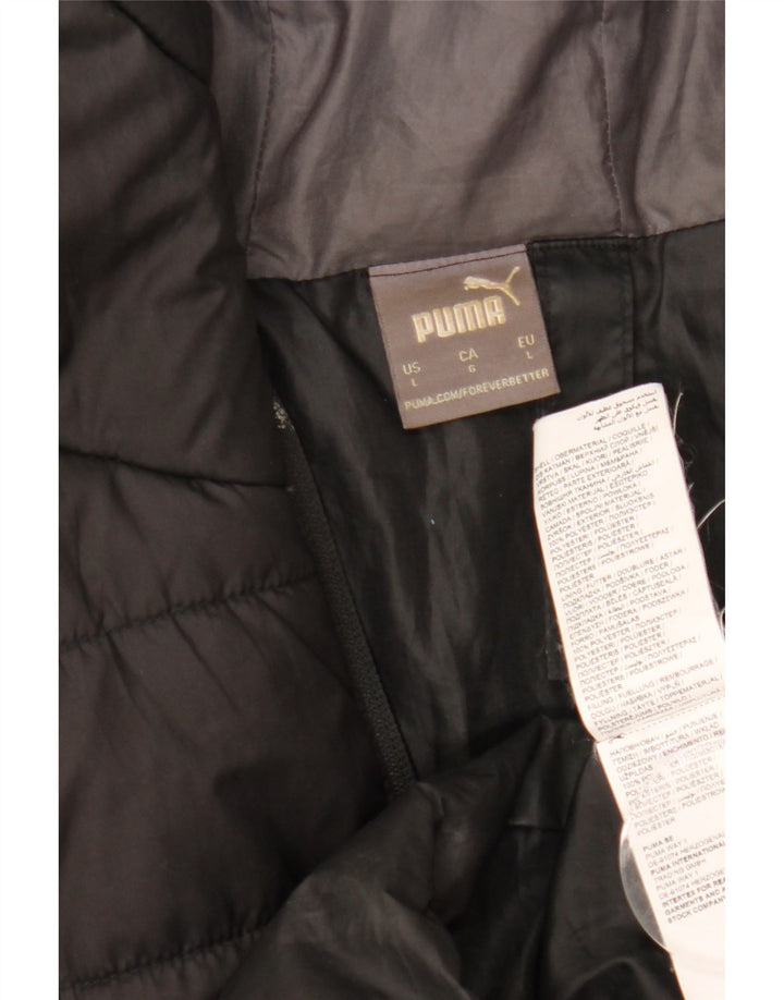 Giacca imbottita con cappuccio da uomo Puma UK 40 grande poliestere nero