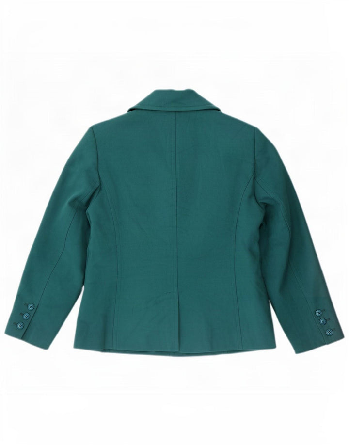 Cappotto da marinaio da donna Marks & Spencer UK 16 grande poliestere verde