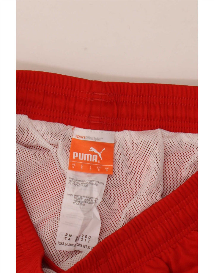 Pantaloncini da bagno da uomo Puma Small Rosso Colourblock in poliestere