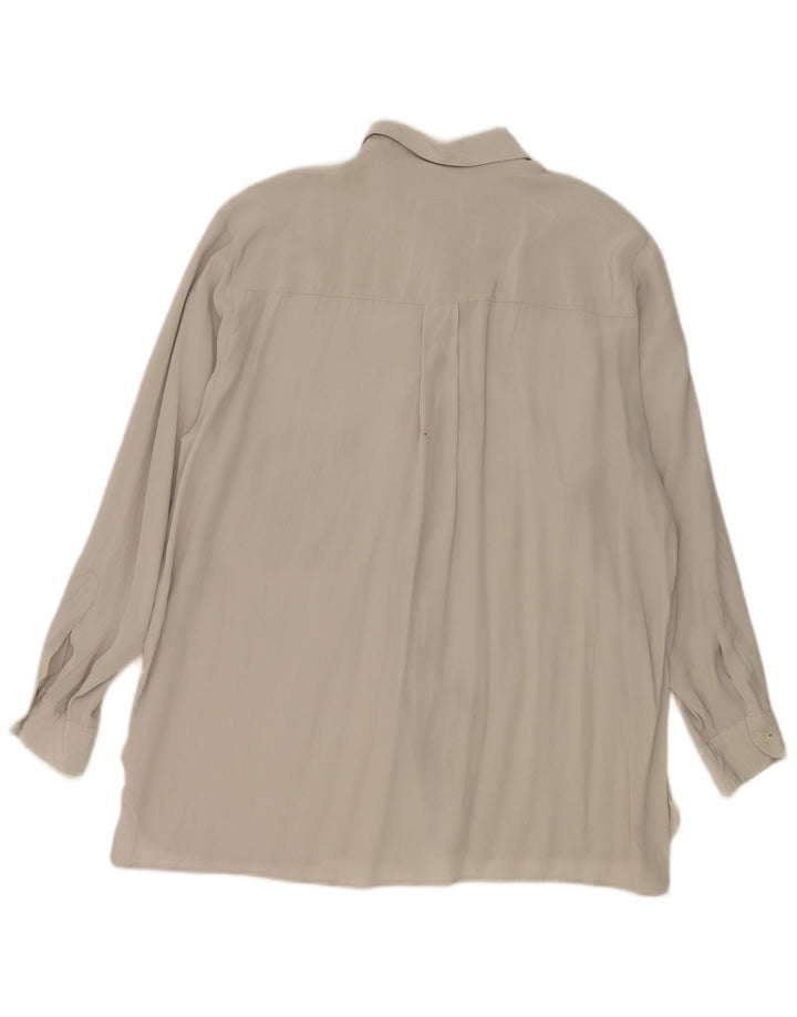 Camicetta da donna Pancaldi UK 18 XL Seta grigia