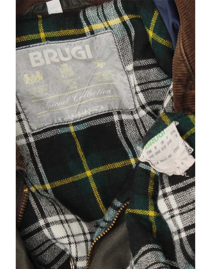 Giacca da uomo in cotone cerato Brugi UK 38 medio kaki