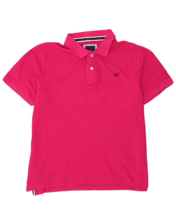 Crew Clothing Polo da uomo XL in cotone rosa