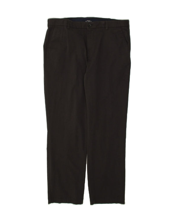 Pantaloni chino dritti da uomo IZOD W36 L32 in cotone grigio