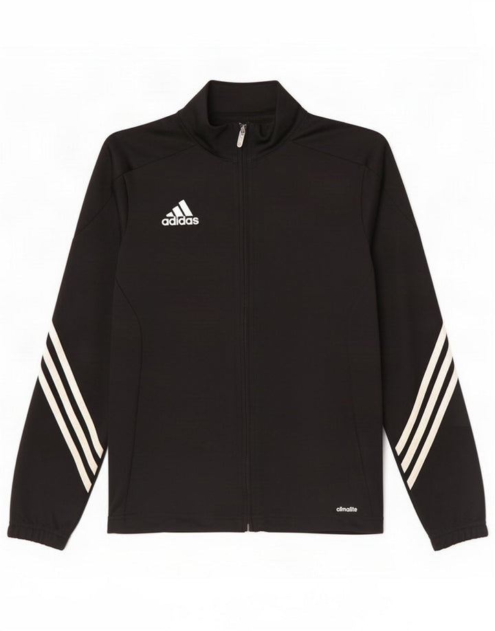 Adidas Giacca da tuta da ragazzo Climalite 13-14 anni Poliestere nero