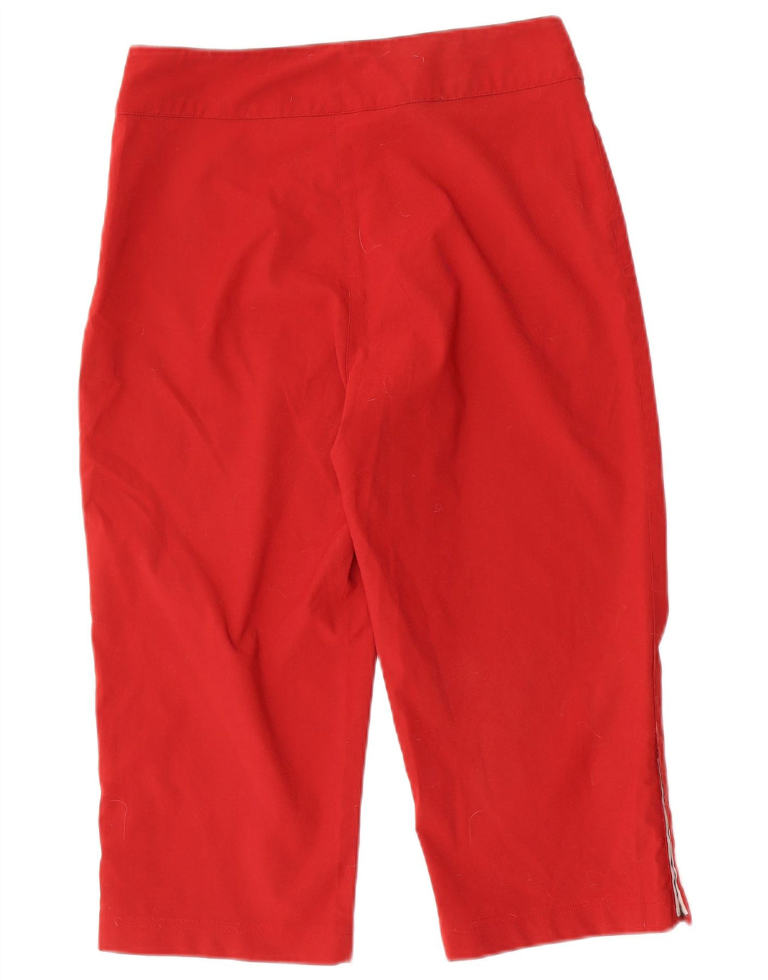Pantaloni Capri da donna Adidas UK 14 Large W30 L19 Poliestere rosso
