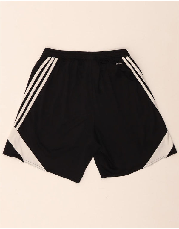 Pantaloncini sportivi Adidas Climalite da uomo, poliestere color block medio nero