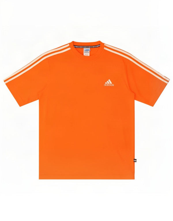 T-shirt da uomo Adidas Top UK 40/42 cotone arancione medio