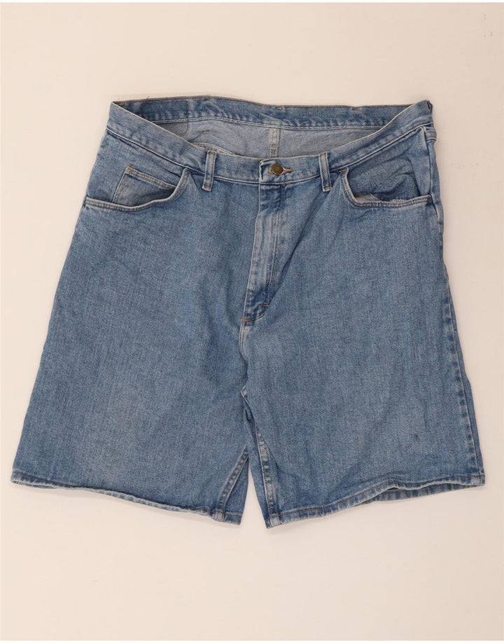 Pantaloncini di jeans da uomo WRANGLER W38 XL cotone blu