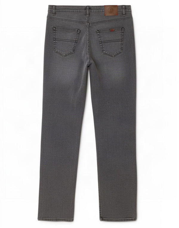 Jeans Straight Uomo Trussardi W36 L34 Cotone Grigio