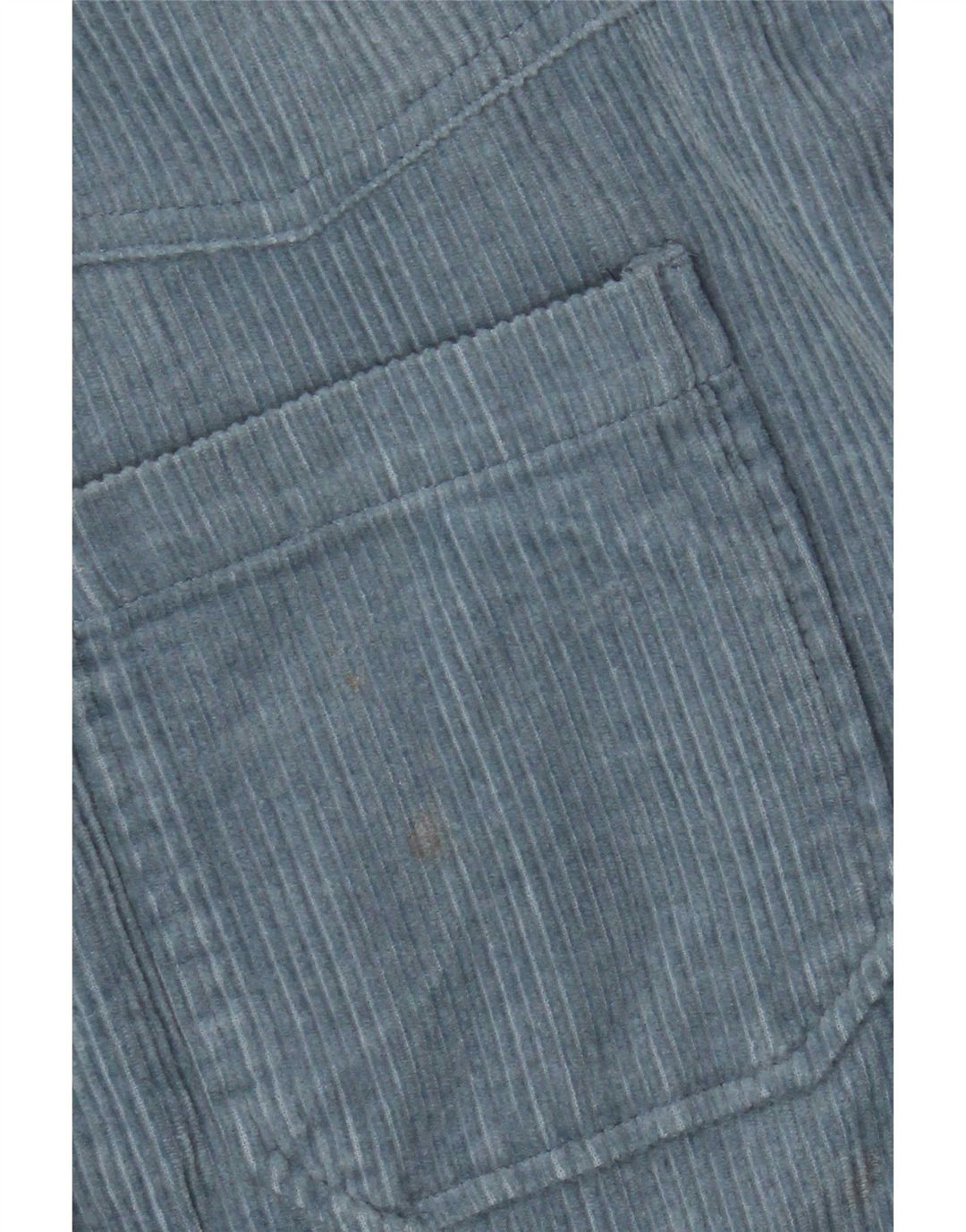 Camicia da donna in velluto a coste oversize Zara UK 14 Cotone blu medio