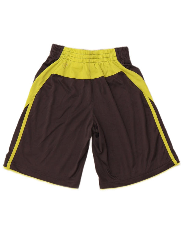 Pantaloncini sportivi PUMA da bambino 7-8 anni Small in poliestere color block grigio