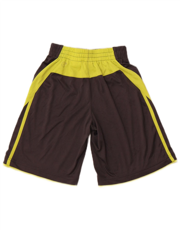 Pantaloncini sportivi PUMA da bambino 7-8 anni Small in poliestere color block grigio