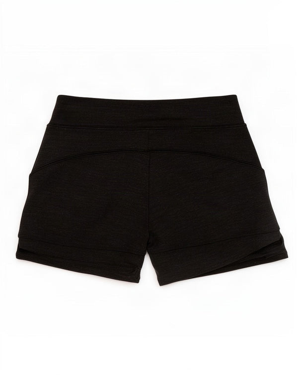 Pantaloncini sportivi Adidas da donna UK 12/14 Cotone chiazzato grigio medio